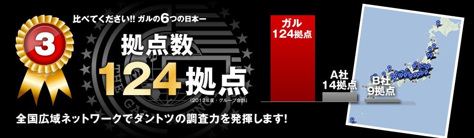 拠点数日本一の探偵社